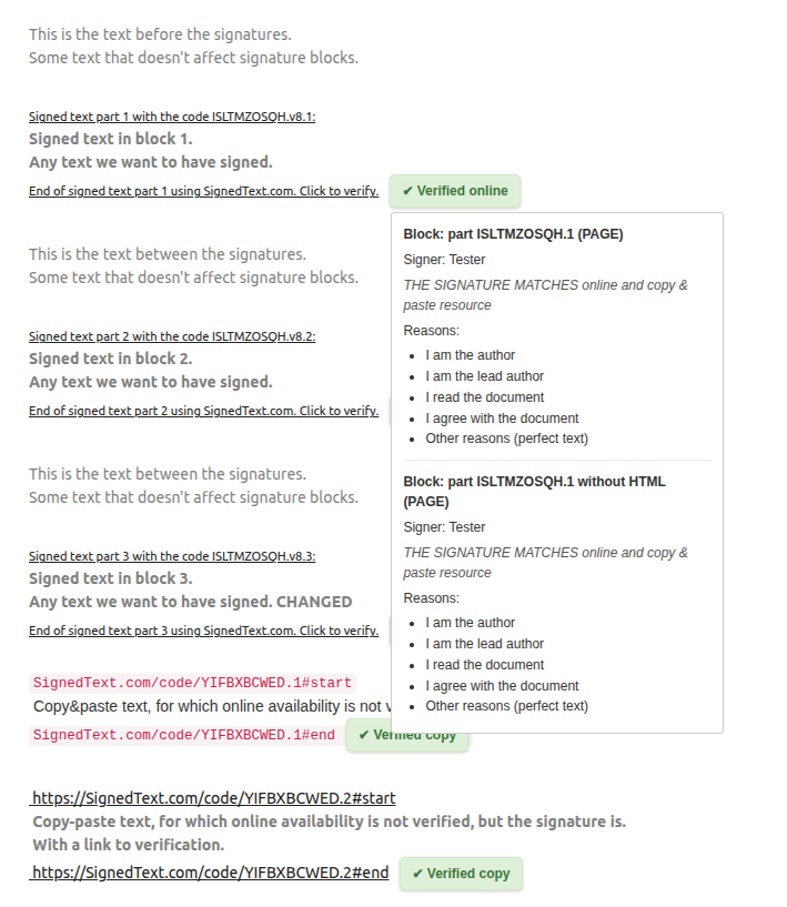 Detailní informace o podpisu